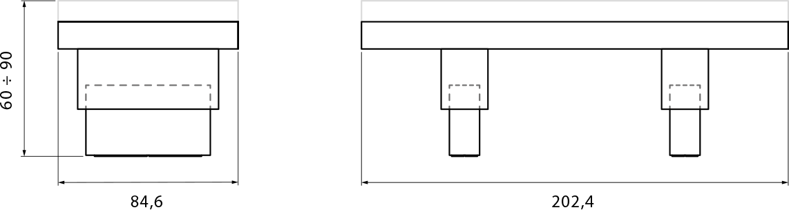code - lettino da massaggio - koon wet table - misure e regolazioni