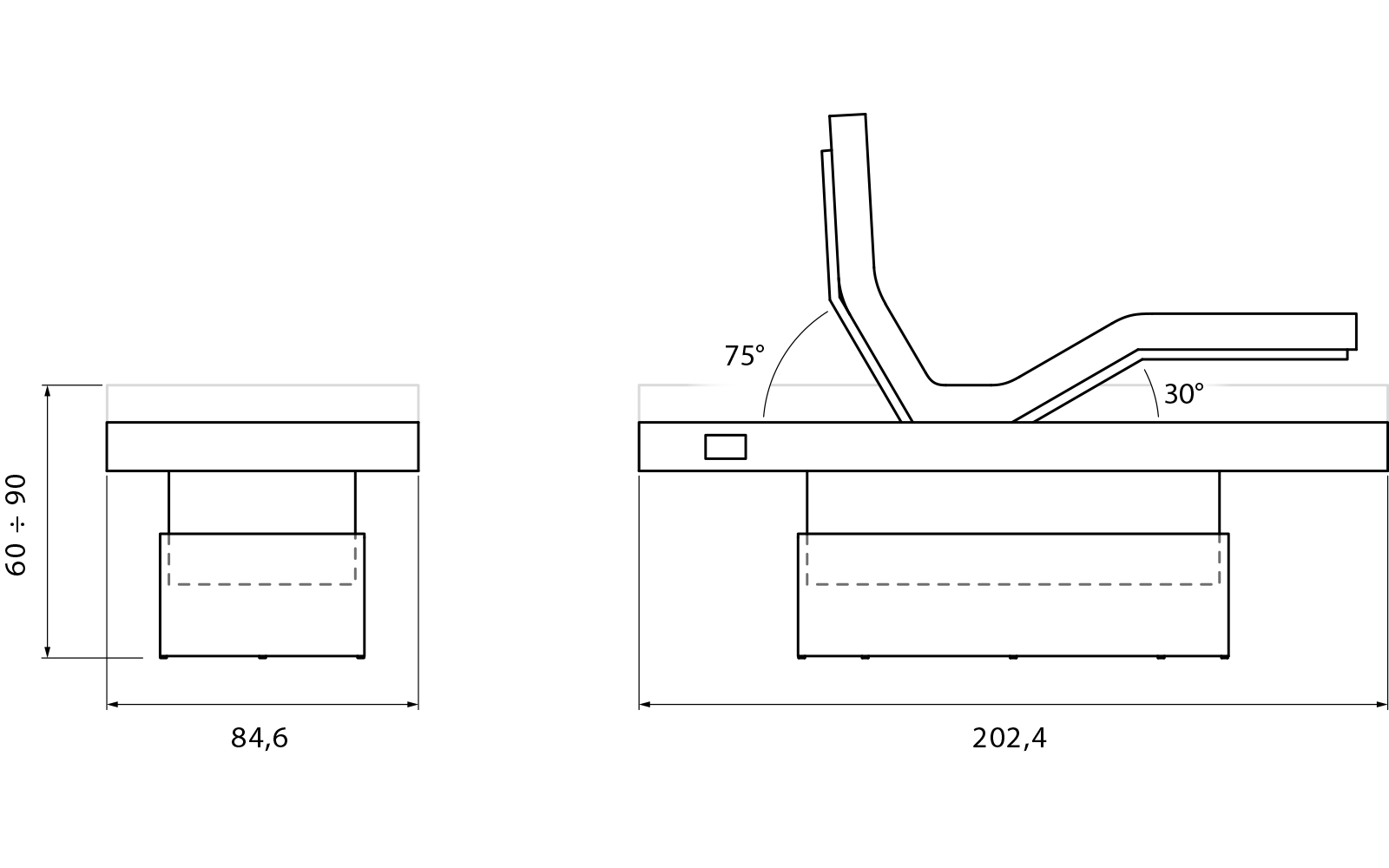 code-camillas de masaje-natura-medidas