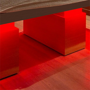 code-massage table-aktice spa-accessories-red led