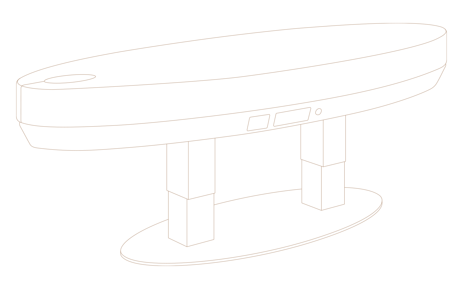 code-massage table-pure-drawing