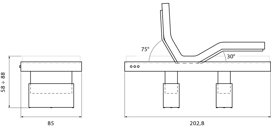 code-camilla de masaje-coco-medidas