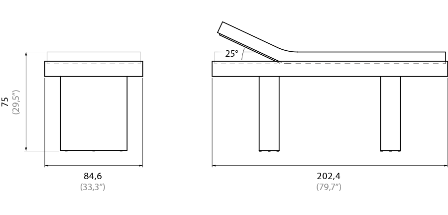 code-massage table-koon-measures